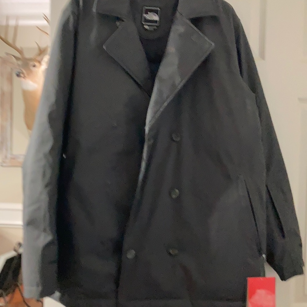 North face men’s down peacoat